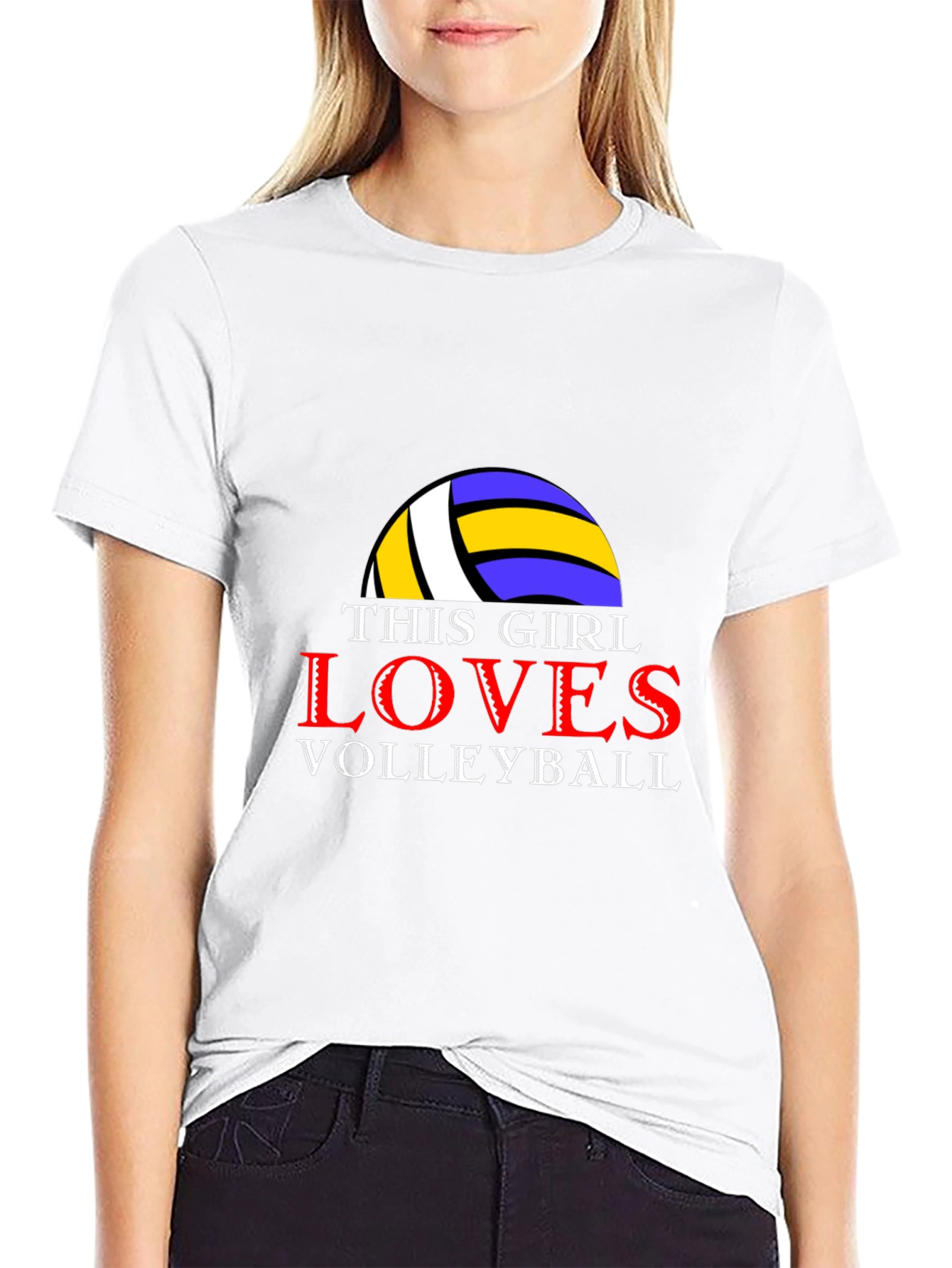 This Girl Loves Volleyball T-Shirt