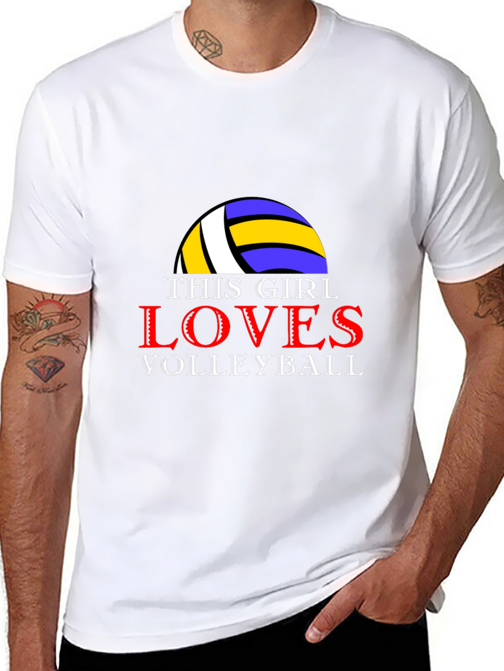 This Girl Loves Volleyball T-Shirt