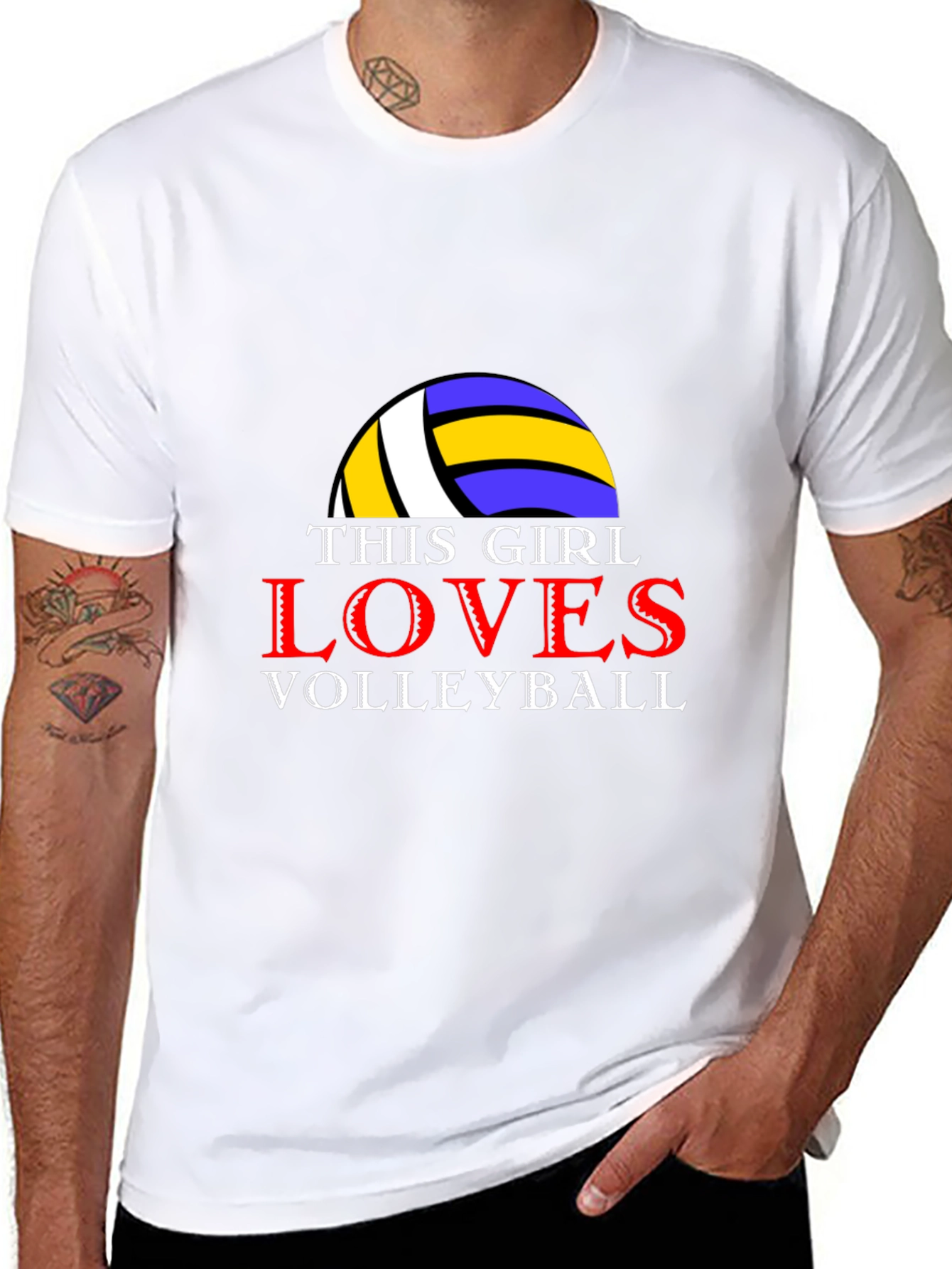 This Girl Loves Volleyball T-Shirt