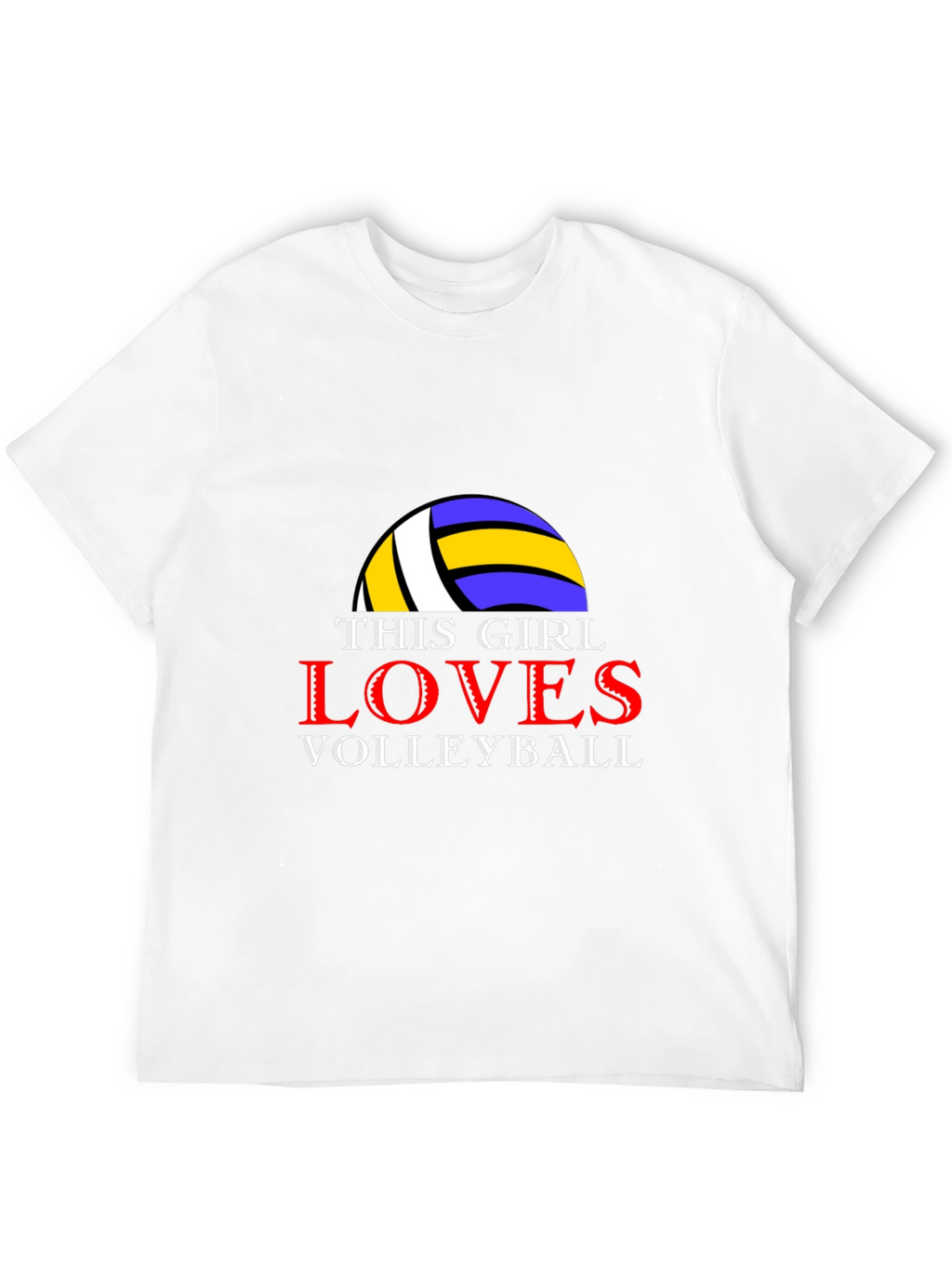 This Girl Loves Volleyball T-Shirt
