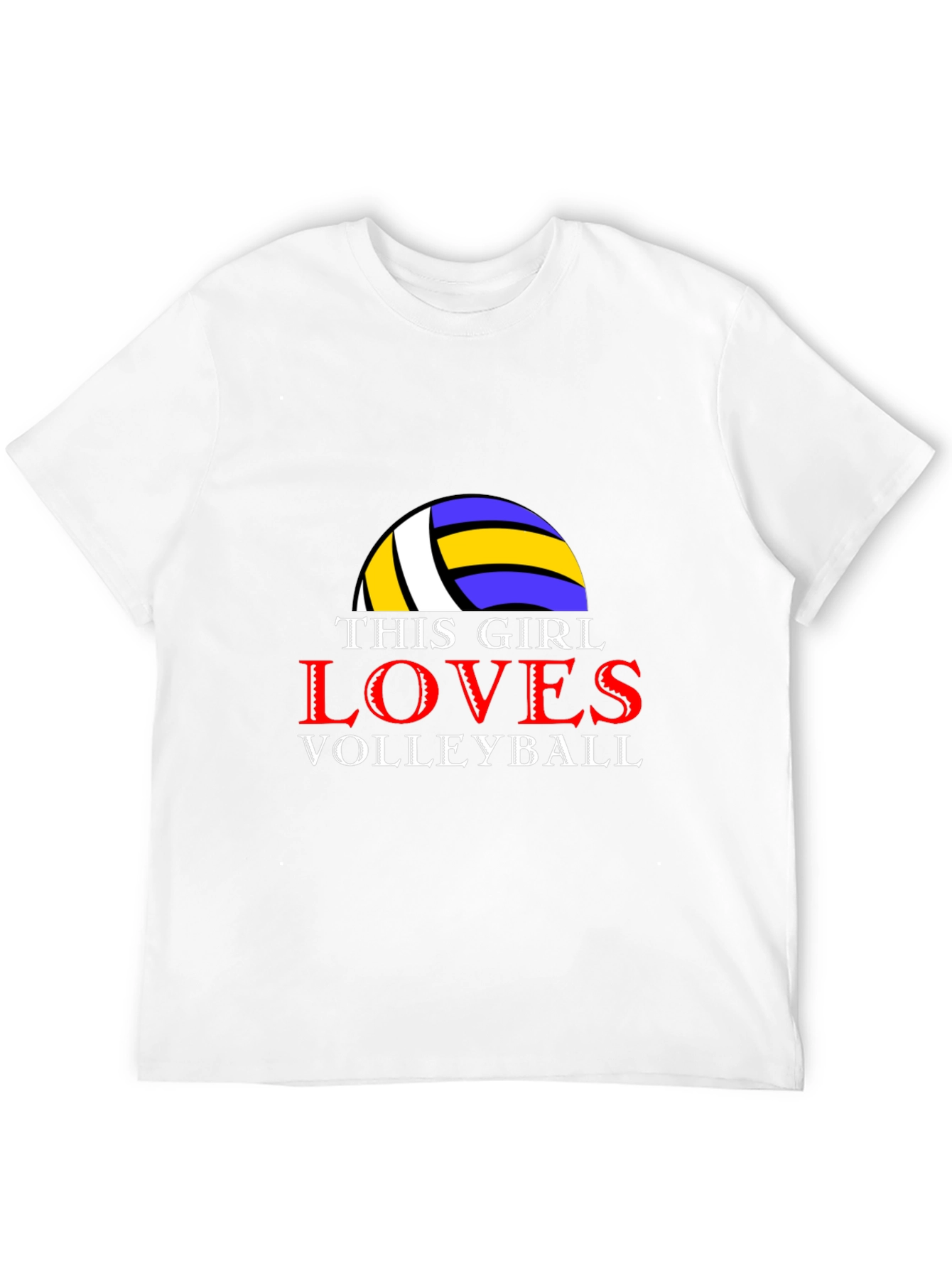 This Girl Loves Volleyball T-Shirt