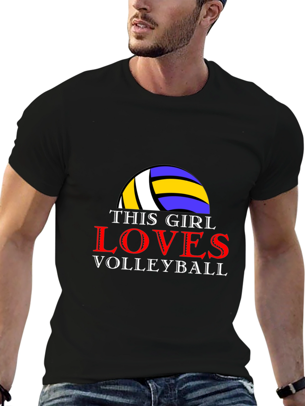 This Girl Loves Volleyball T-Shirt