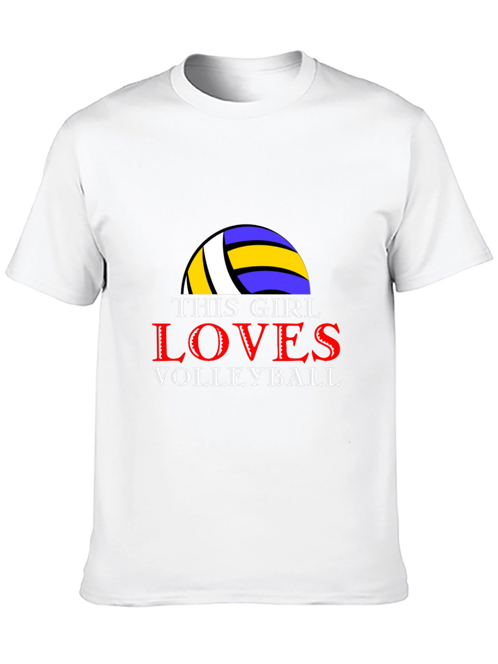This Girl Loves Volleyball T-Shirt