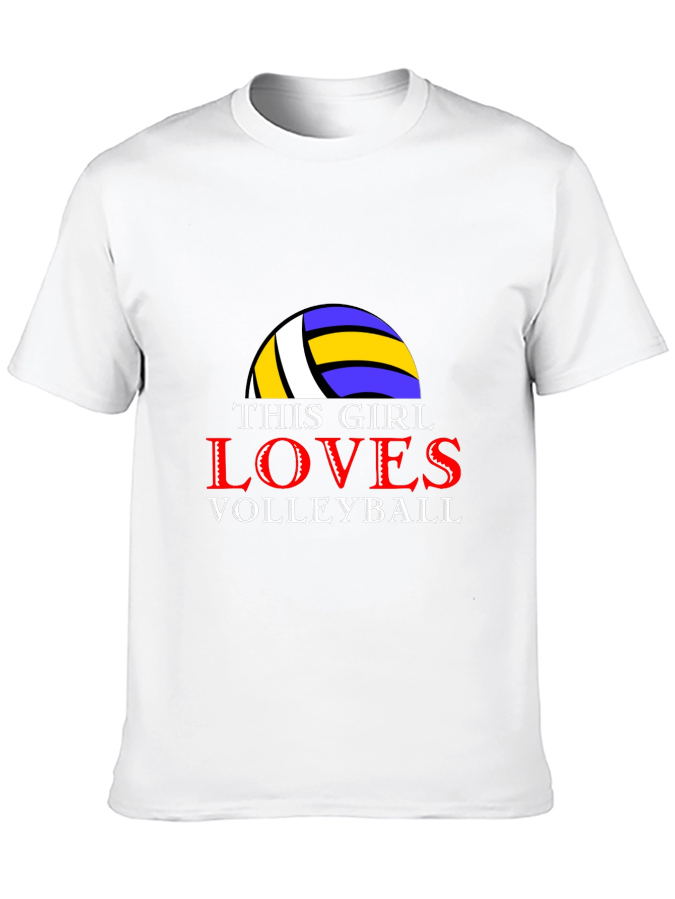 This Girl Loves Volleyball T-Shirt