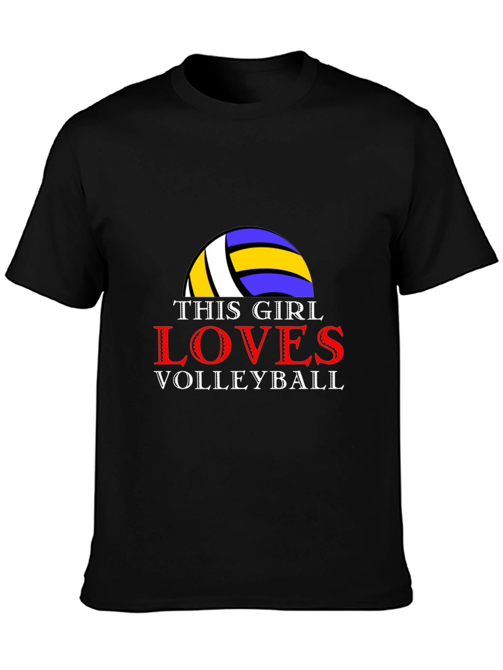 This Girl Loves Volleyball T-Shirt