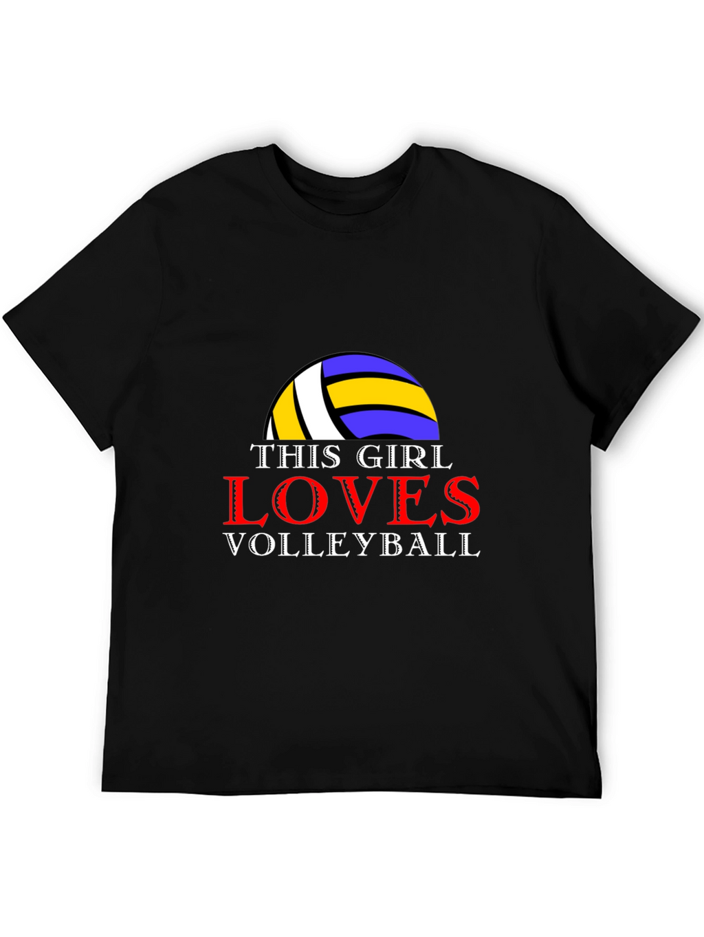 This Girl Loves Volleyball T-Shirt