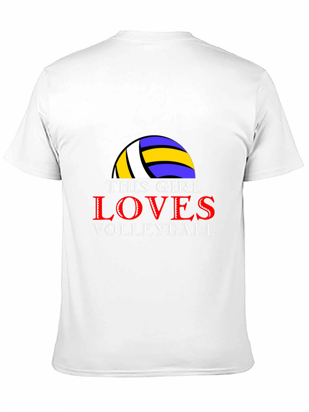 This Girl Loves Volleyball T-Shirt