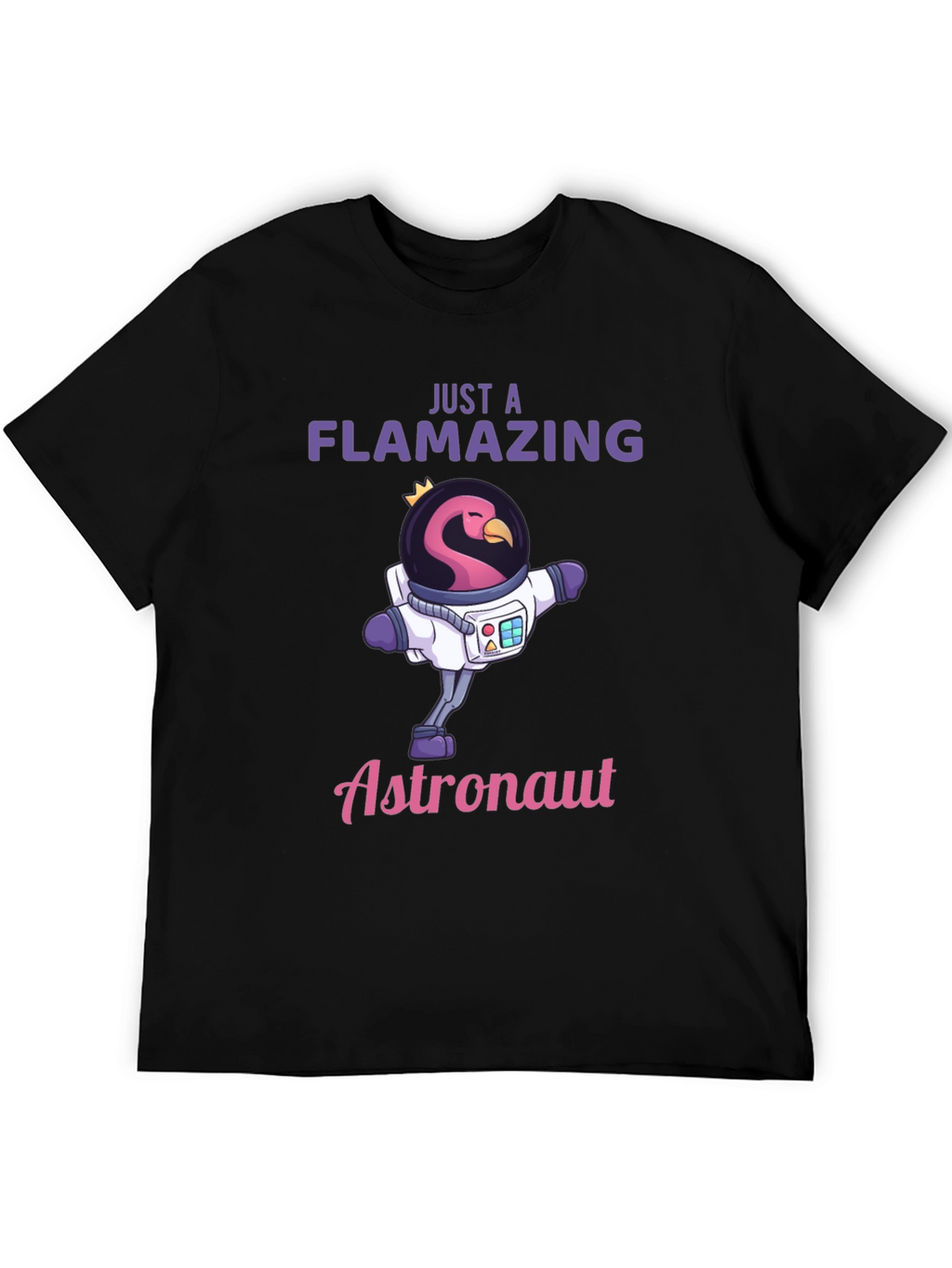 Flamazing Astronaut T-Shirt - Cute Space Flamingo Tee