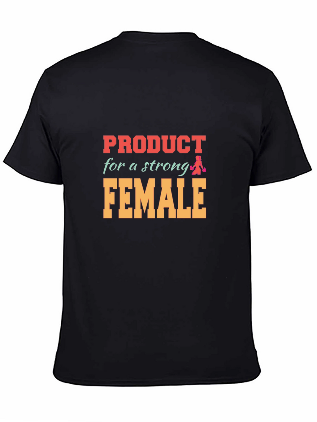 Strong Female Graphic Tee - Black Unisex T-Shirt
