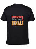 Strong Female Graphic Tee - Black Unisex T-Shirt