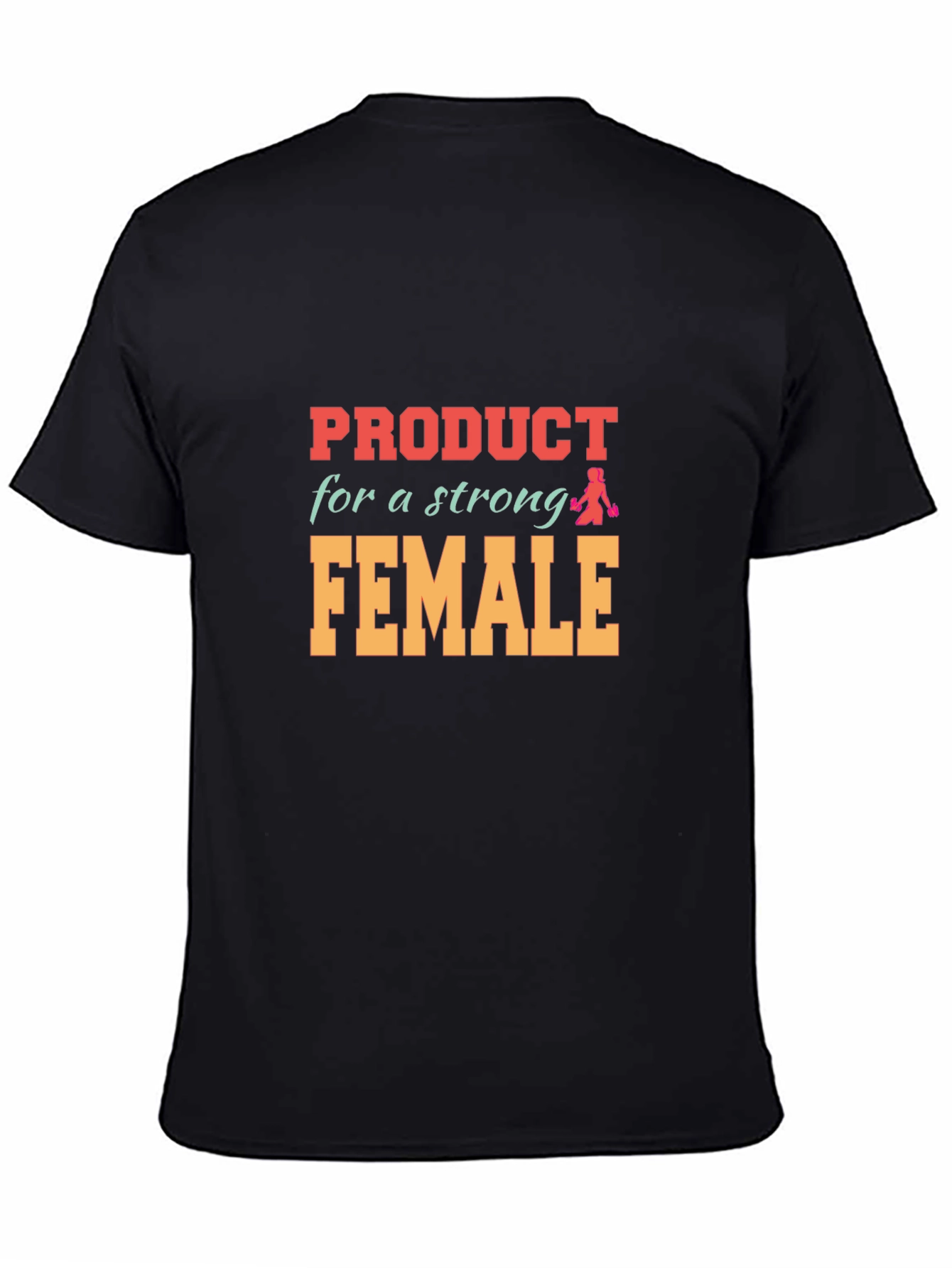 Strong Female Graphic Tee - Black Unisex T-Shirt