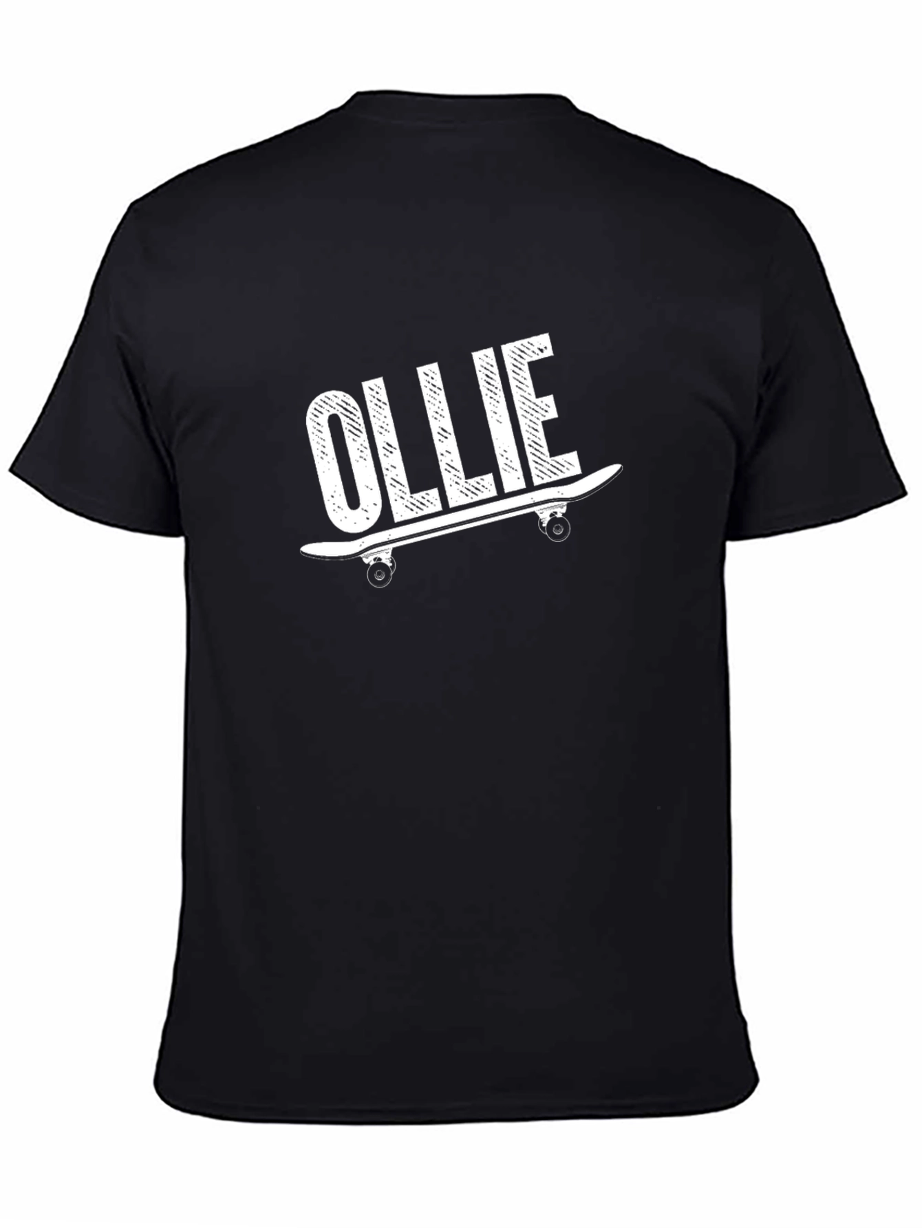 Ollie Skateboard Graphic Tee - Black