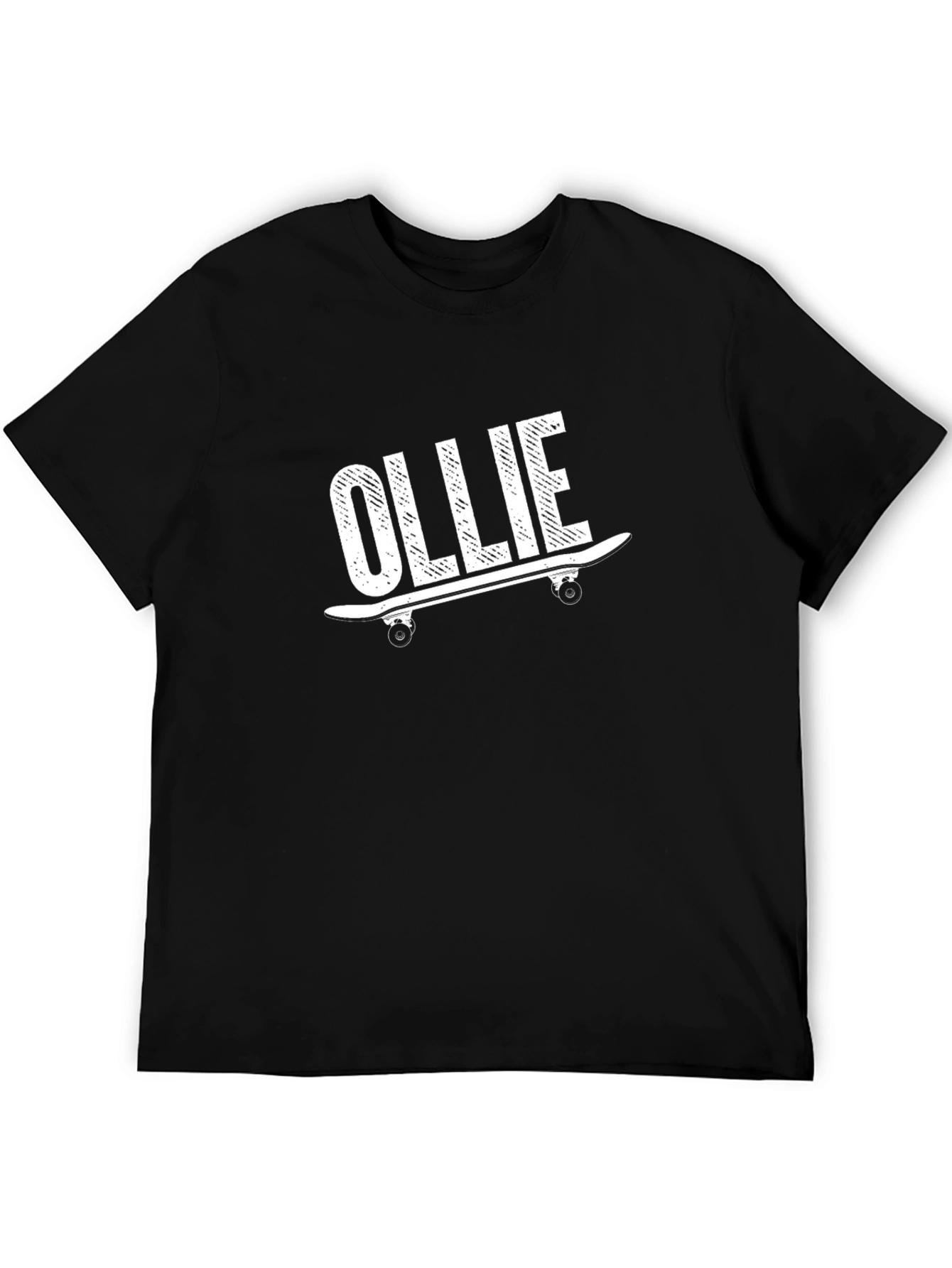 Ollie Skateboard Graphic Tee - Black