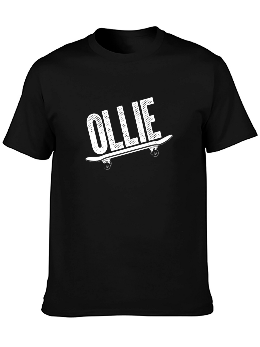 Ollie Skateboard Graphic Tee - Black
