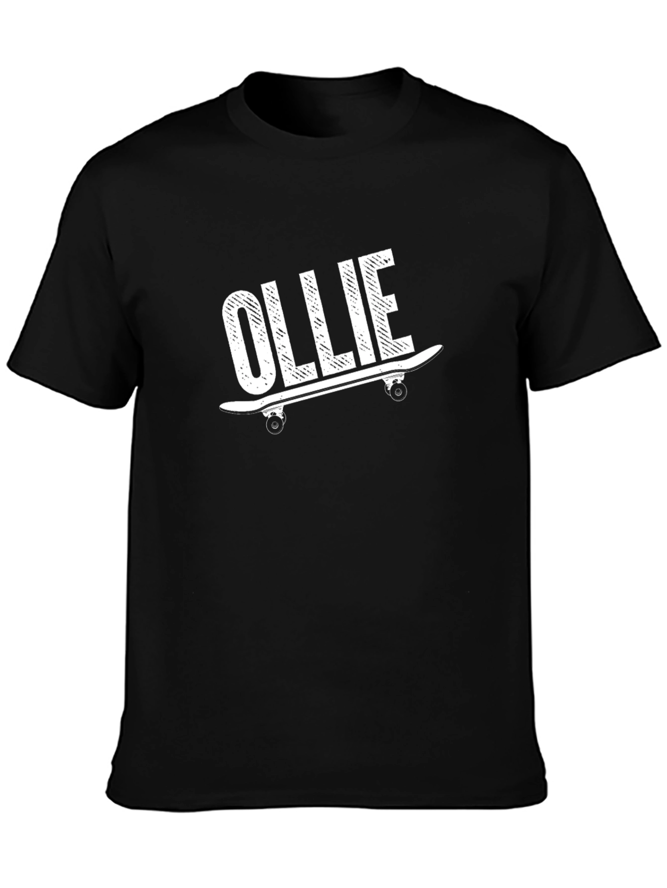 Ollie Skateboard Graphic Tee - Black