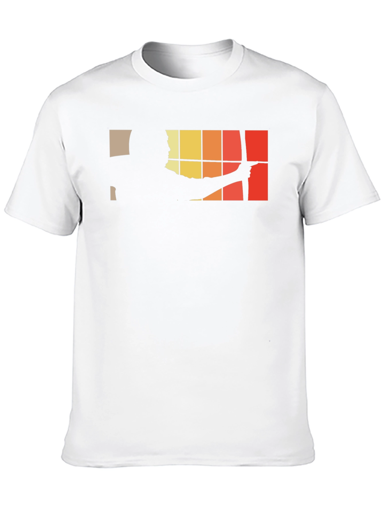 Archery Silhouette Graphic Black T-Shirt
