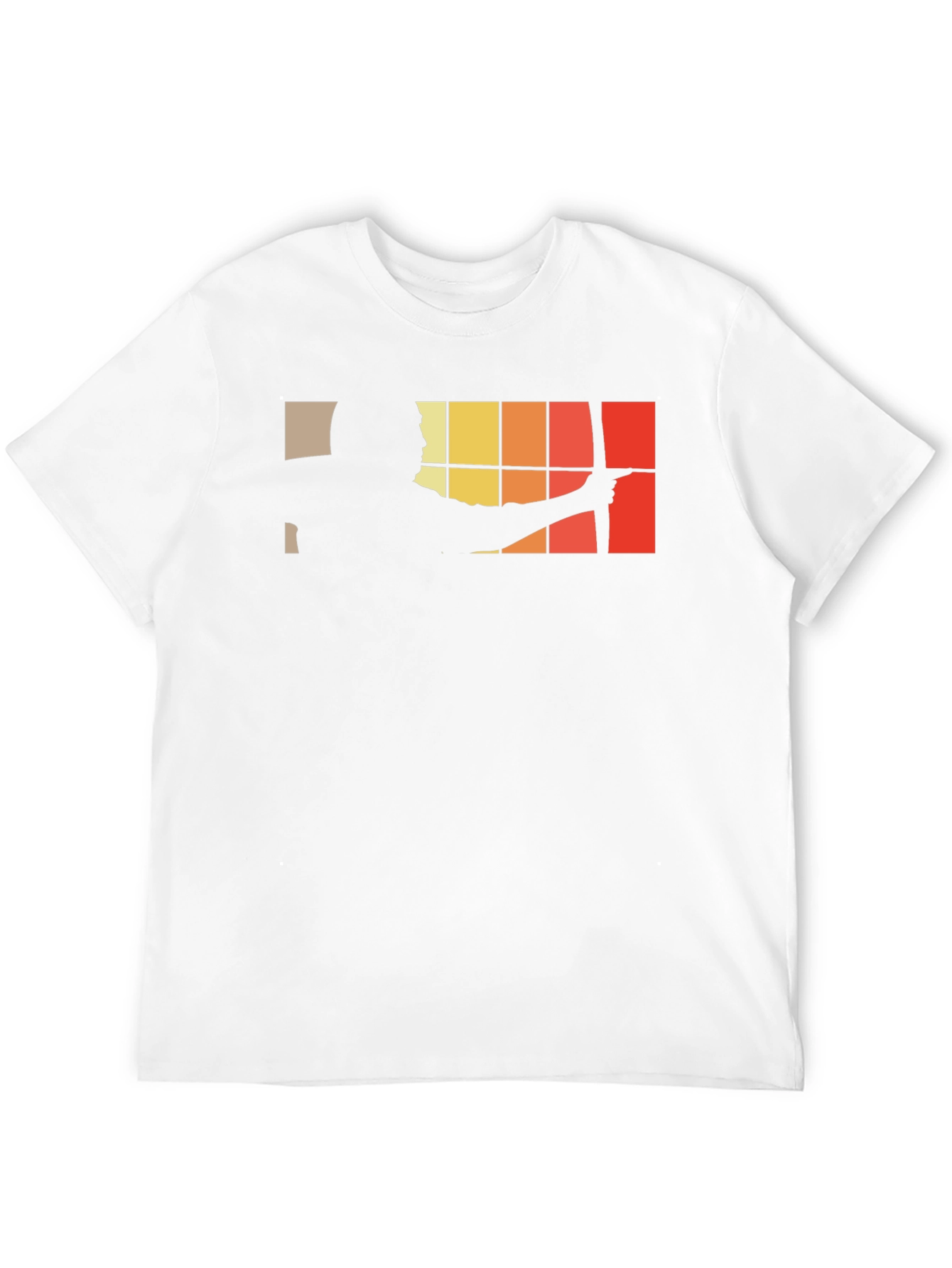 Archery Silhouette Graphic Black T-Shirt