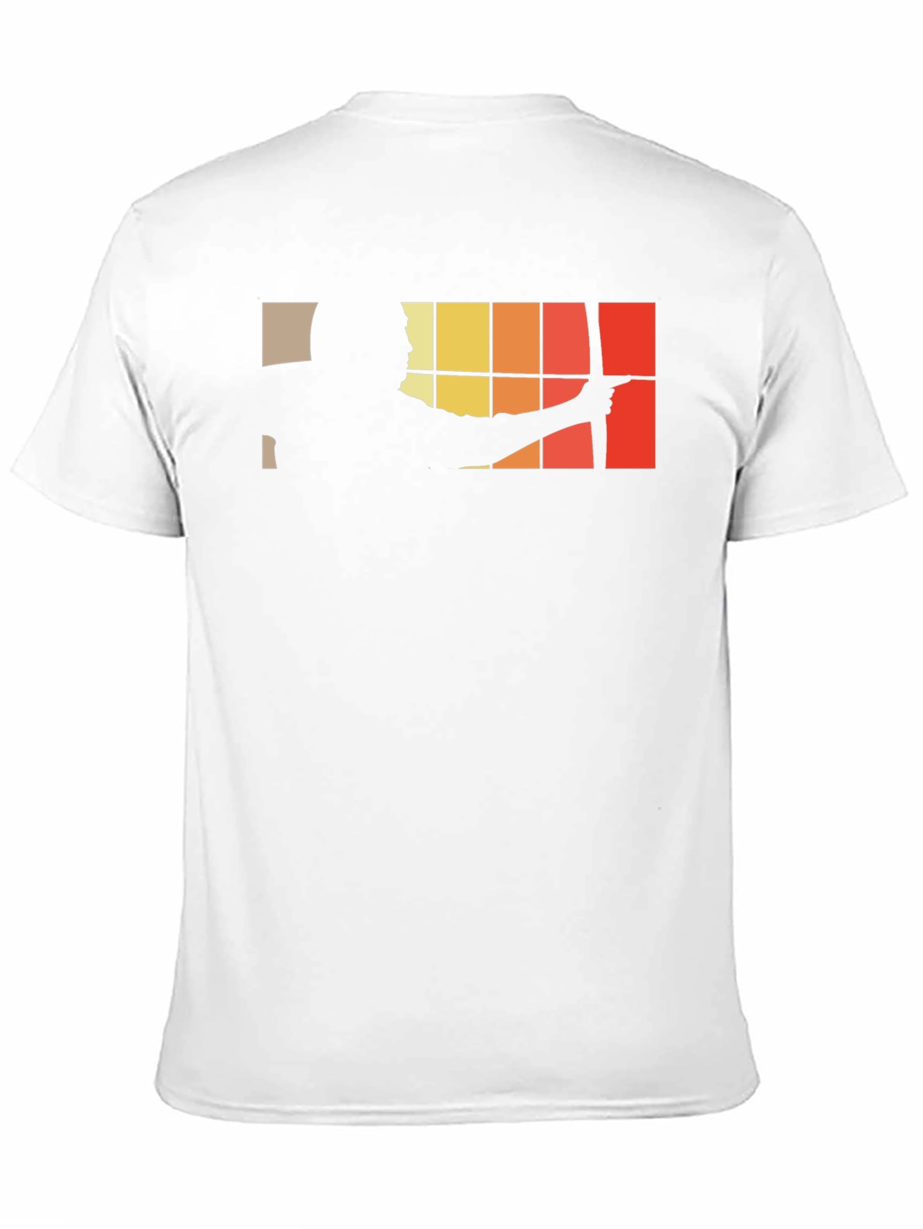 Archery Silhouette Graphic Black T-Shirt
