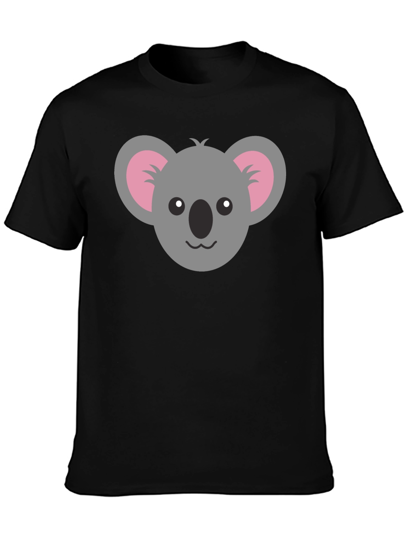 Koala Graphic Tee - Black Casual Shirt