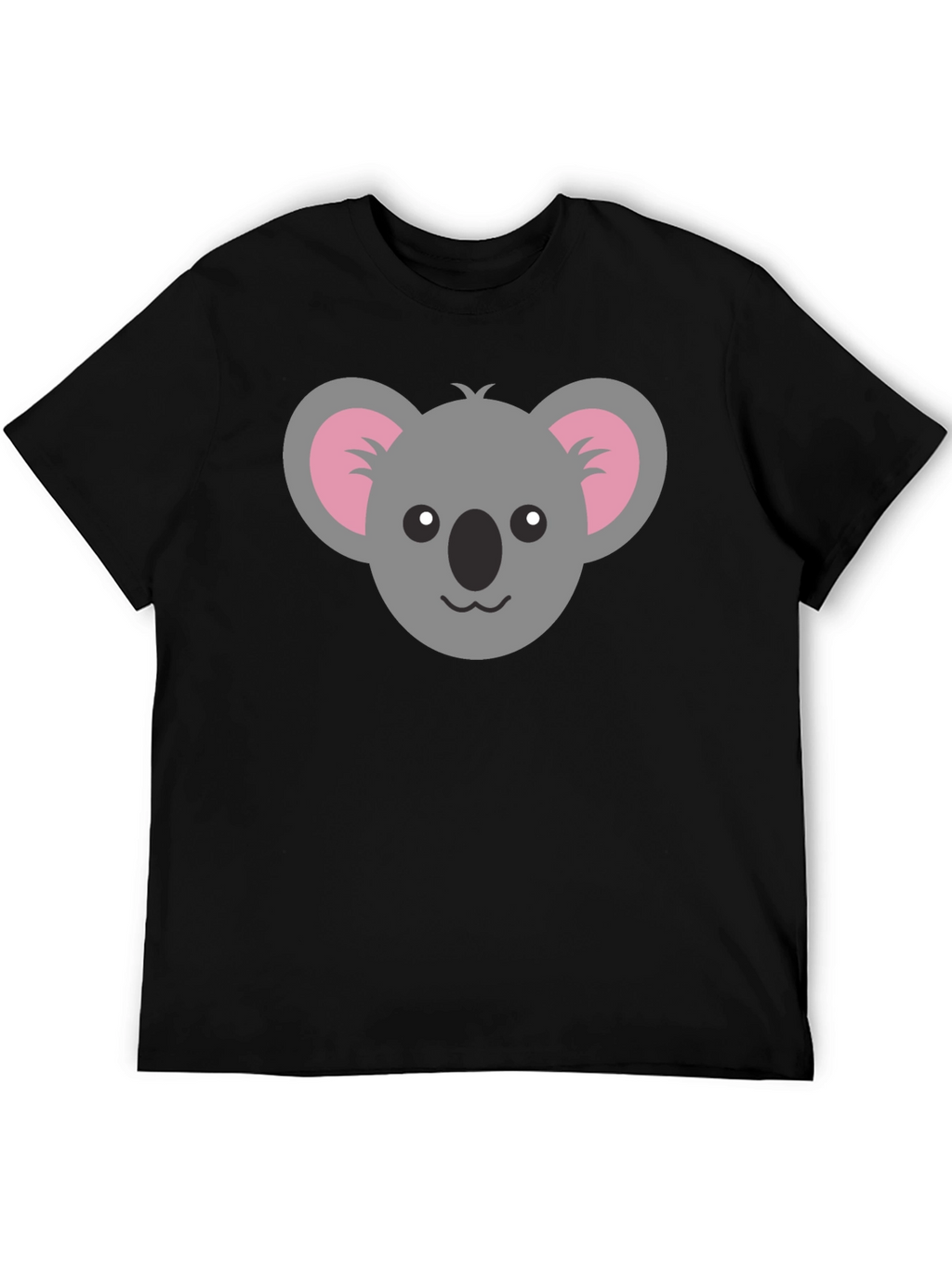 Koala Graphic Tee - Black Casual Shirt