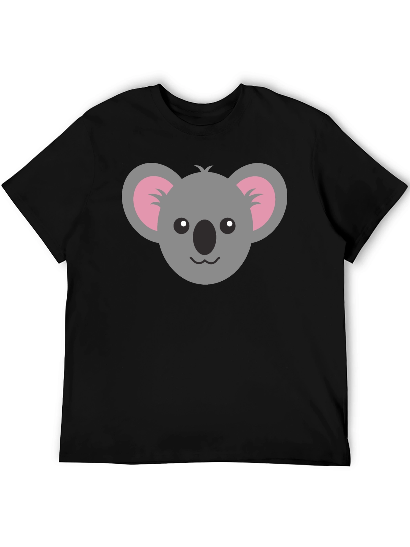Koala Graphic Tee - Black Casual Shirt