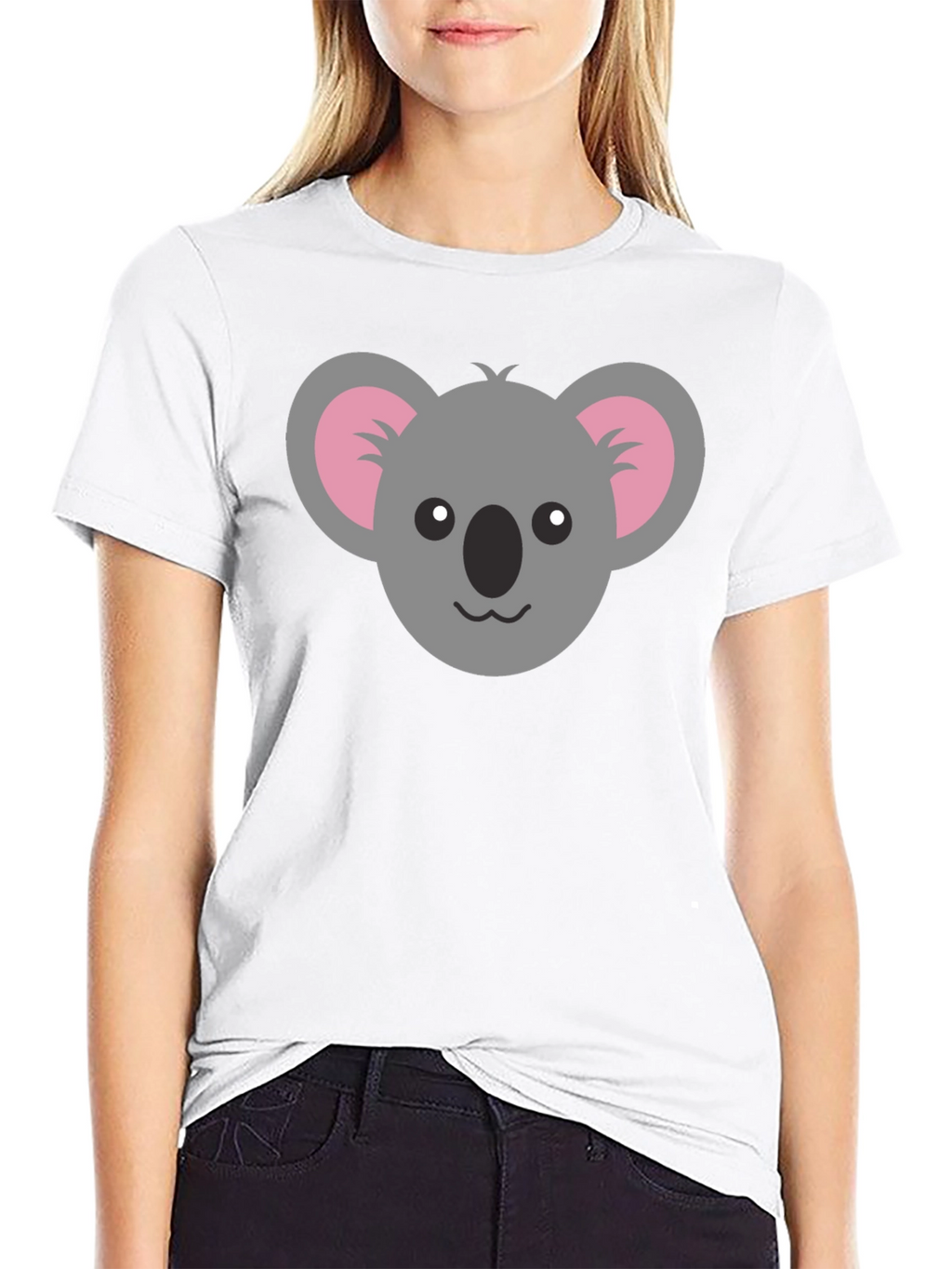 Koala Graphic Tee - Black Casual Shirt