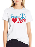 Peace Love Goats Black T-Shirt