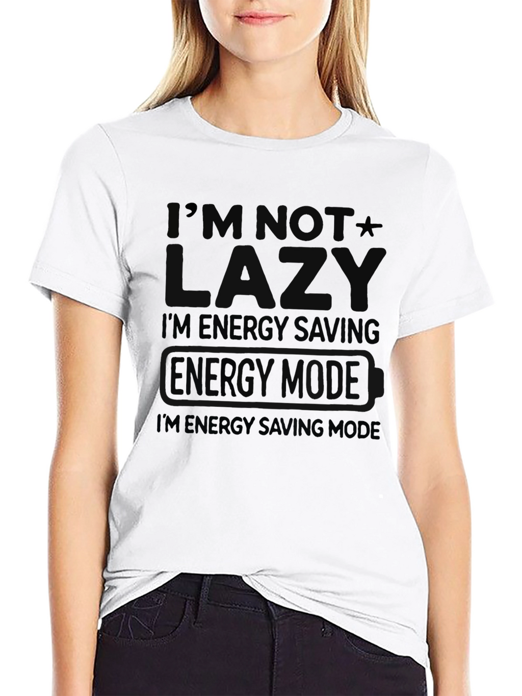Funny Im Not Lazy Graphic Tee