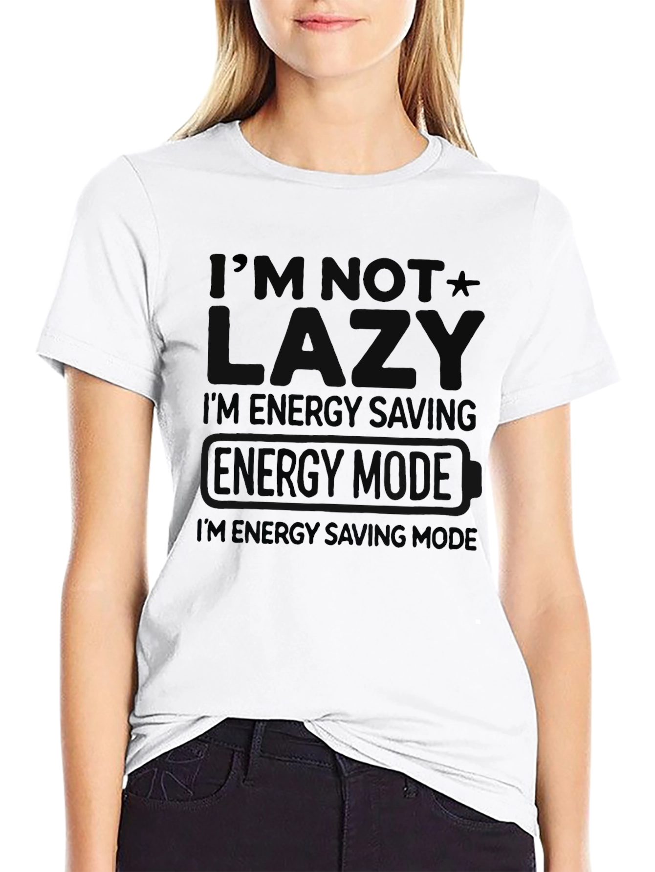 Funny Im Not Lazy Graphic Tee