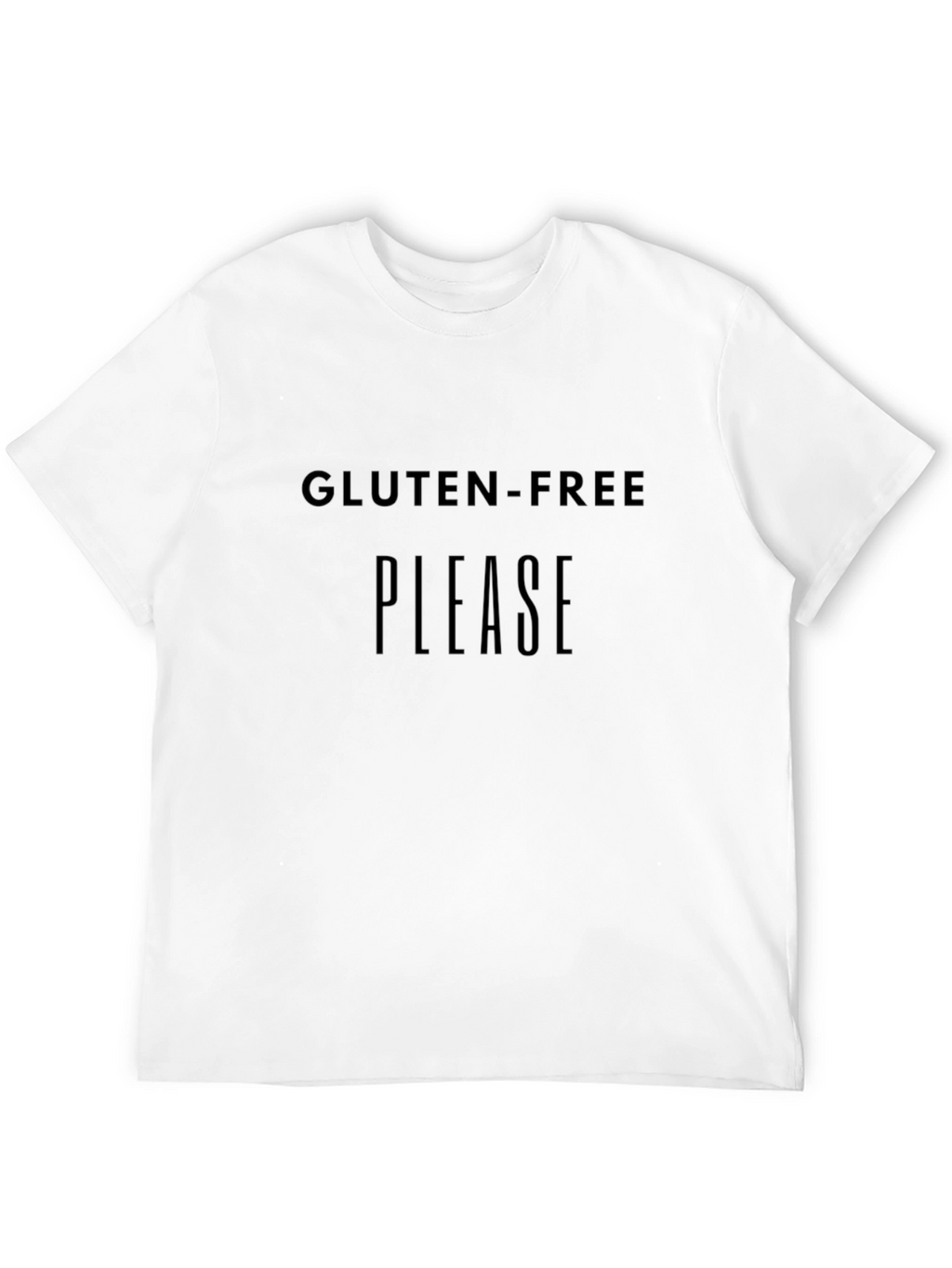Gluten-Free Please Black T-Shirt