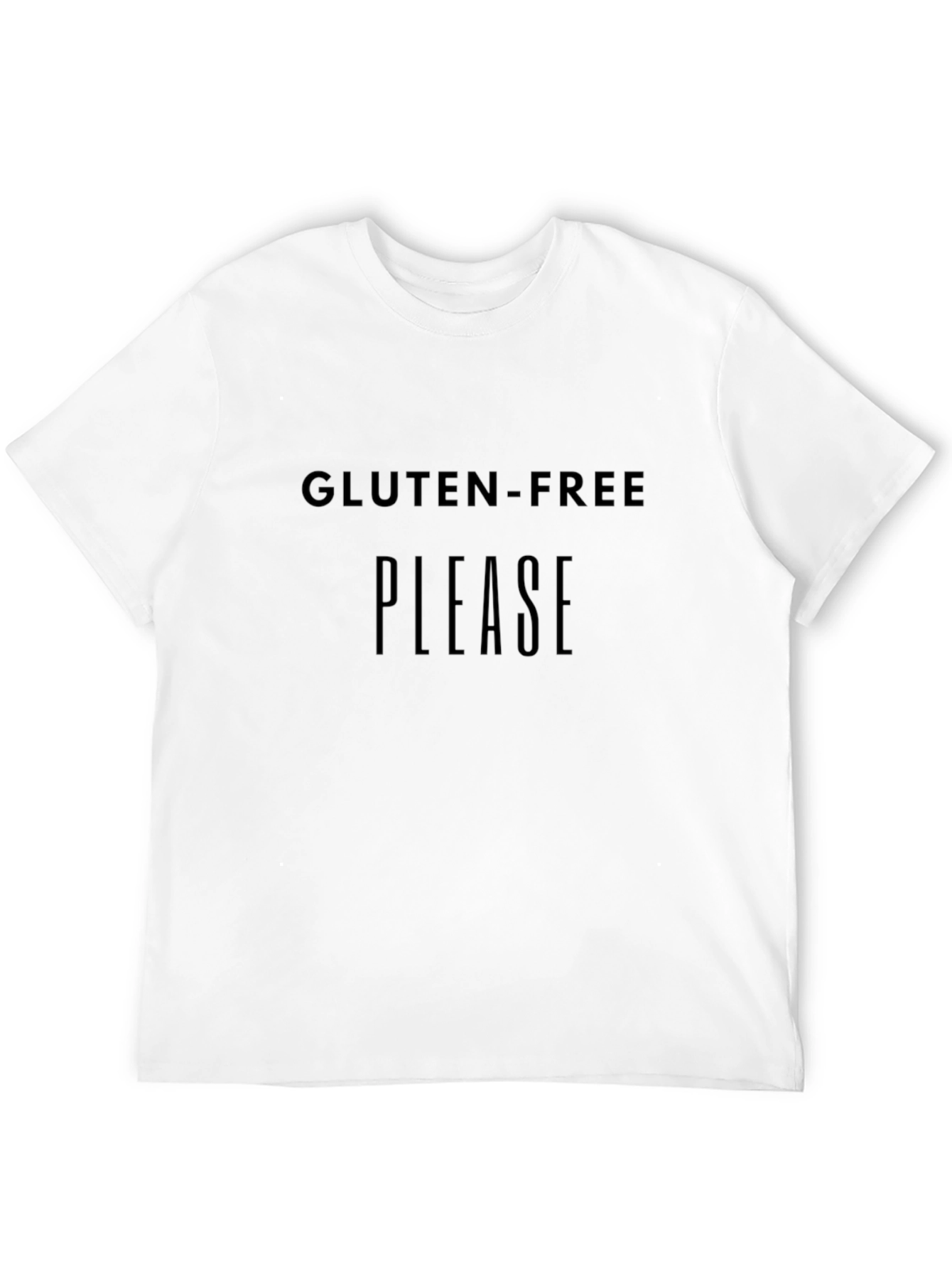 Gluten-Free Please Black T-Shirt