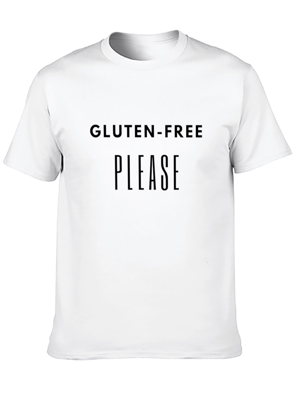 Gluten-Free Please Black T-Shirt