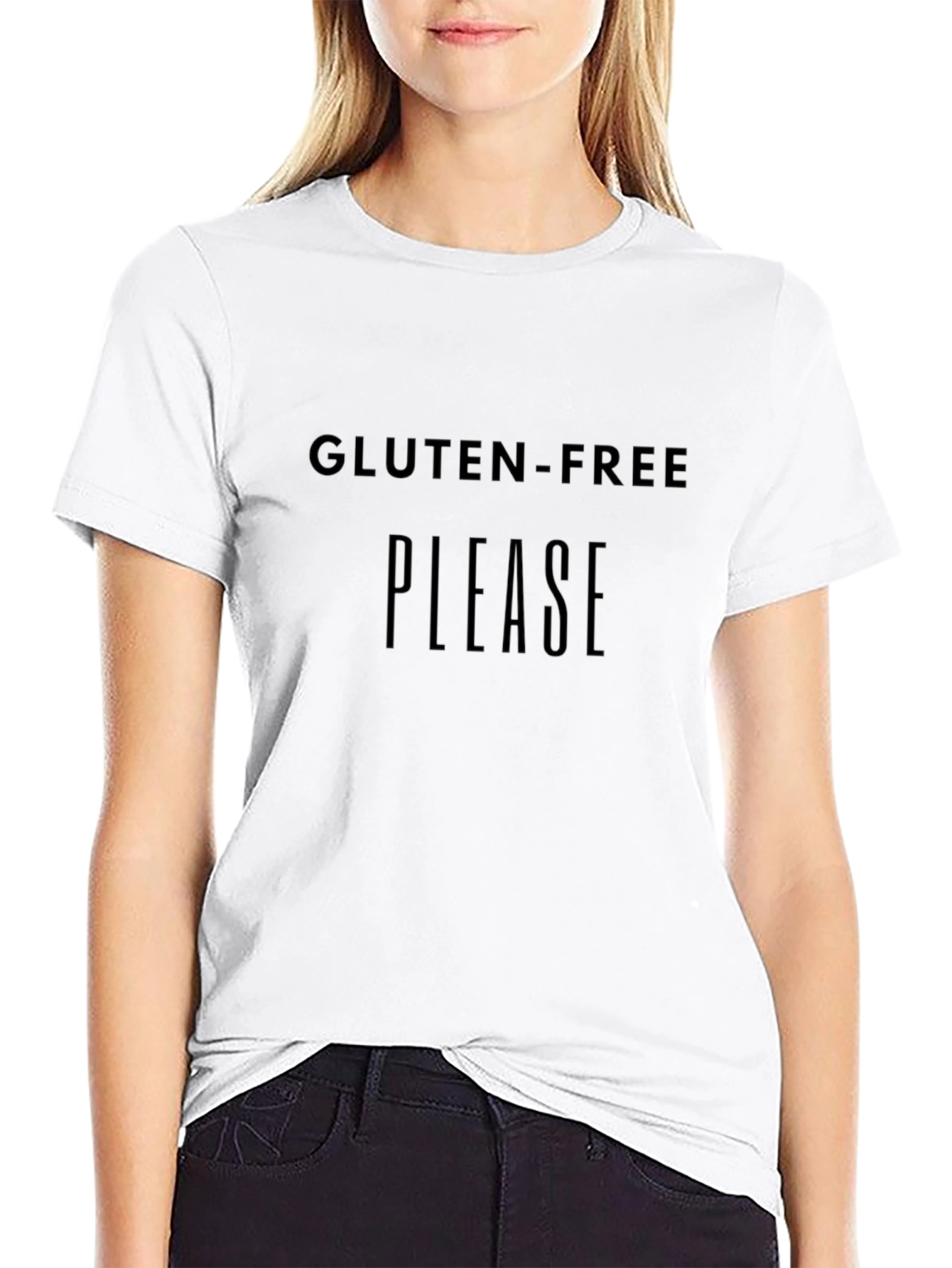 Gluten-Free Please Black T-Shirt