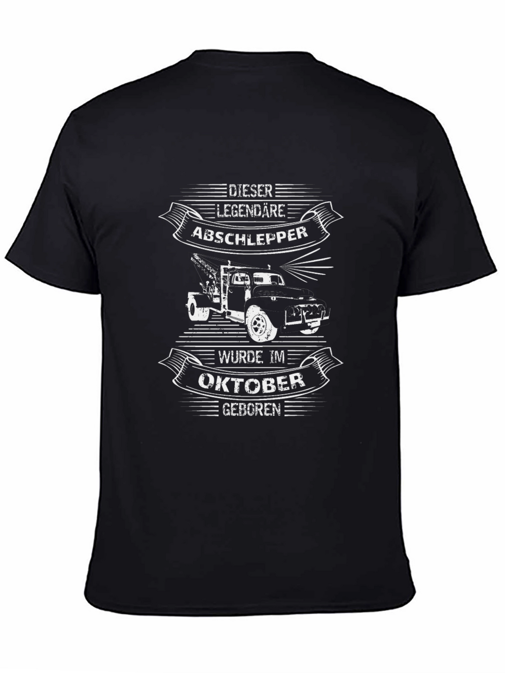 Legendary Tow Truck October Birthday T-Shirt
