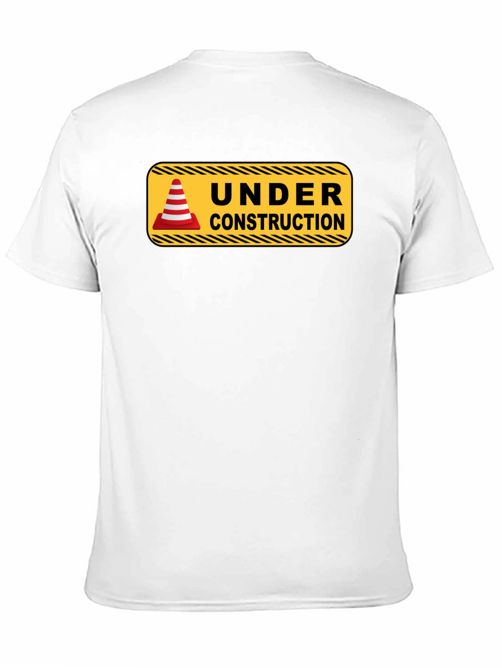 Under Construction Graphic Tee - Mens Black T-Shirt