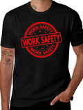 Work Safety Graphic Tee - Black