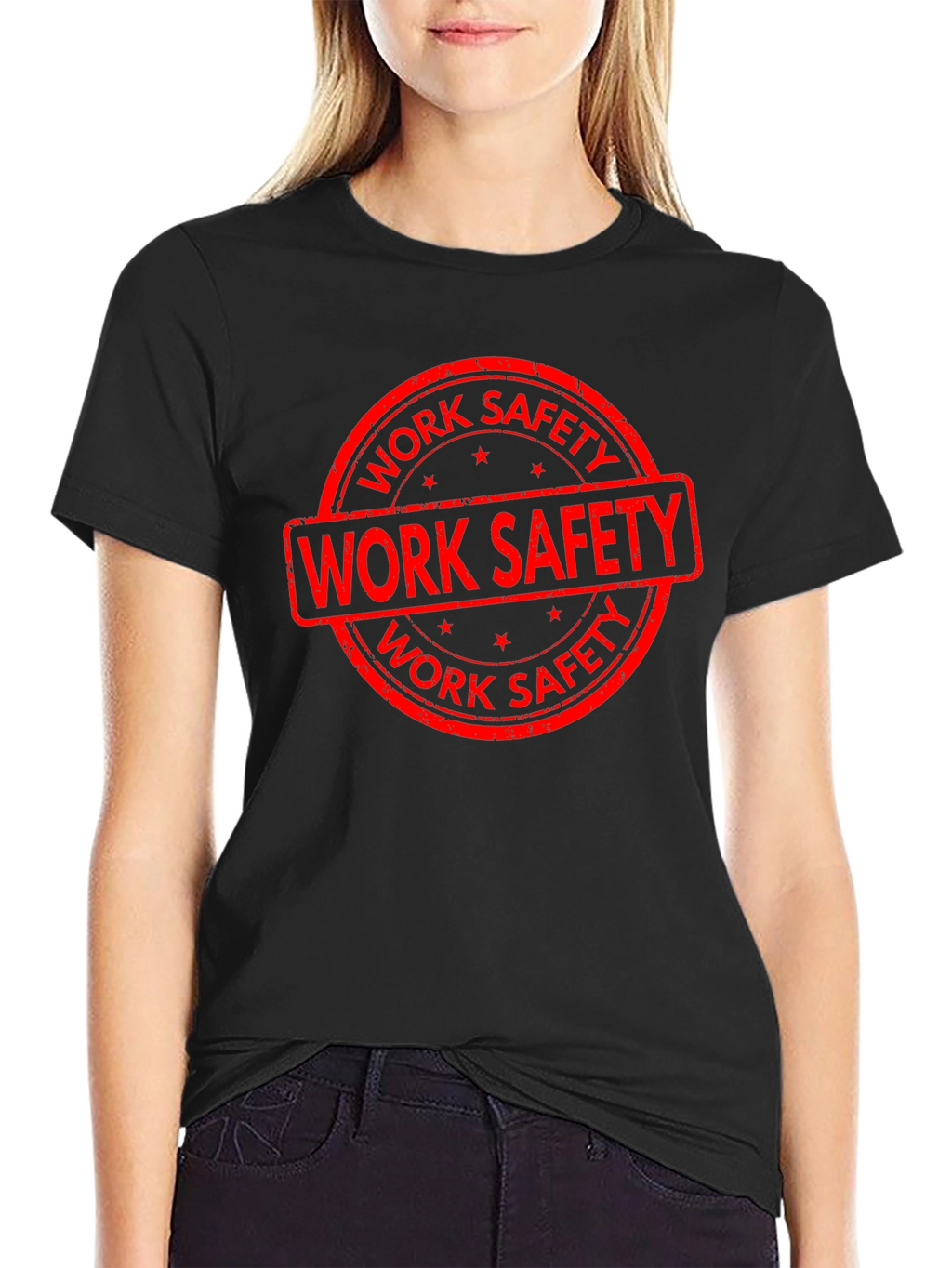 Work Safety Graphic Tee - Black