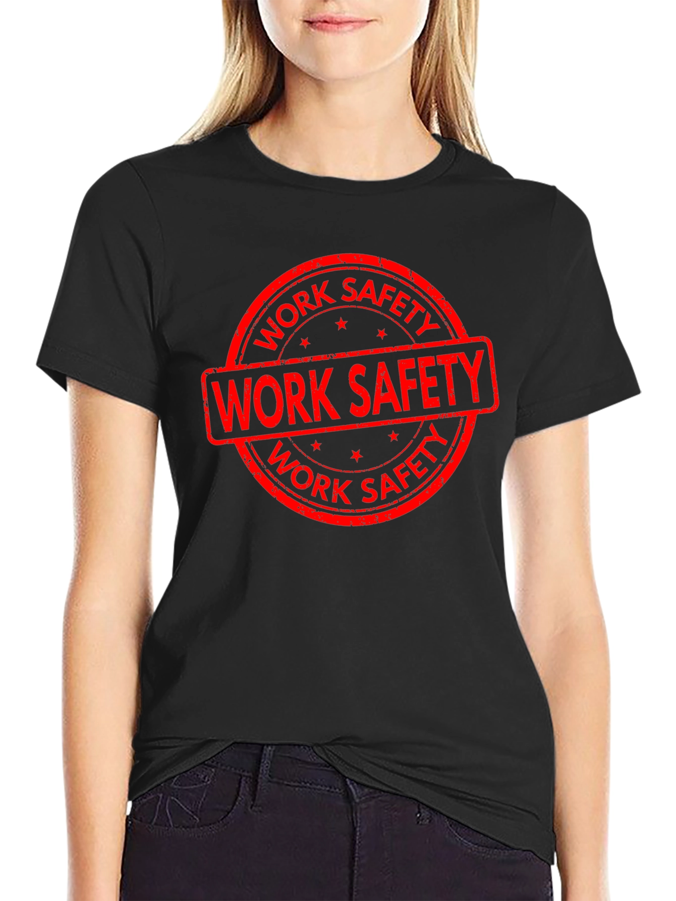 Work Safety Graphic Tee - Black