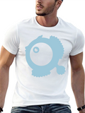 Cute Fish Graphic Tee - Black