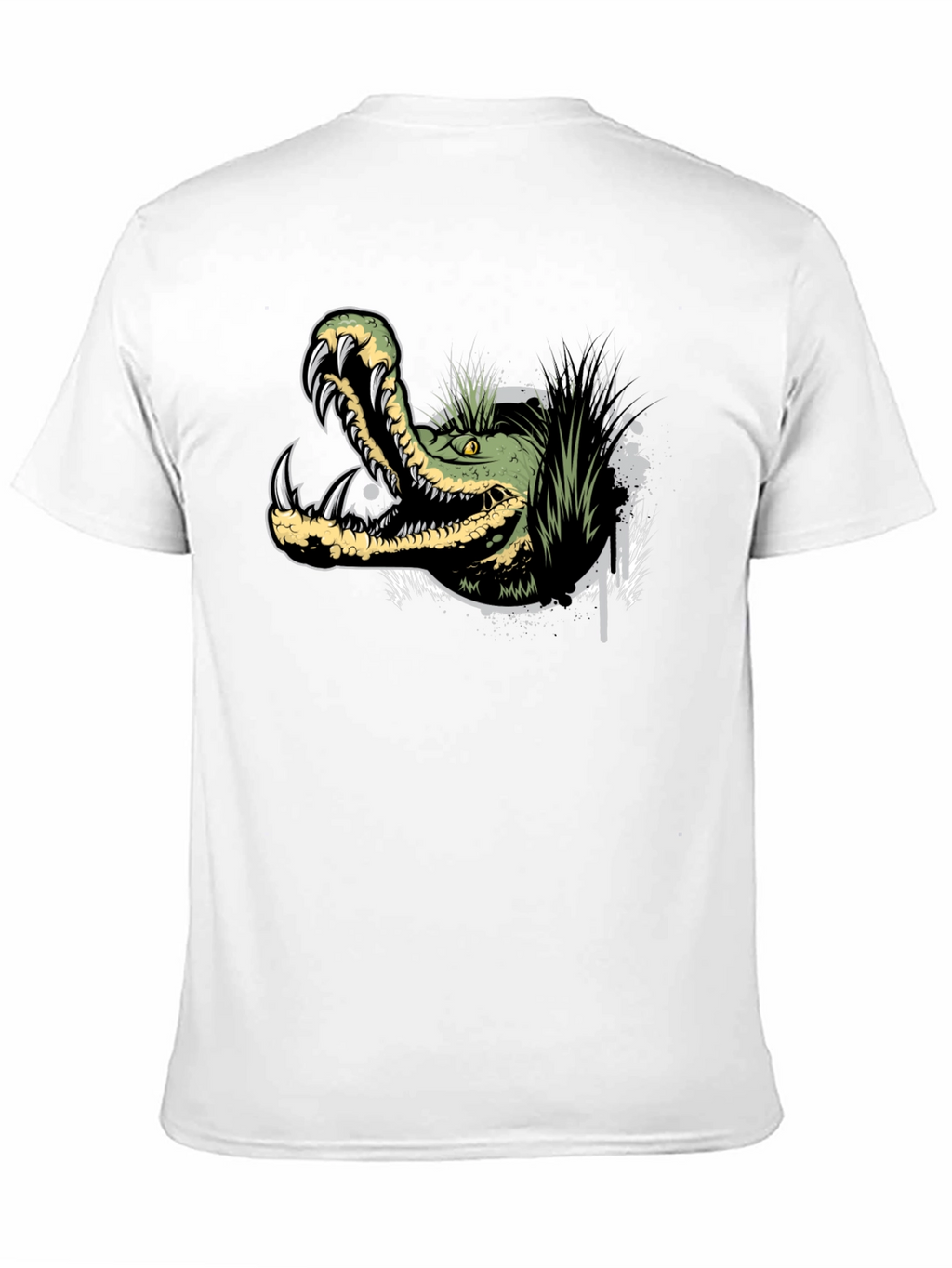 Crocodile Graphic Tee - Mens Black T-Shirt