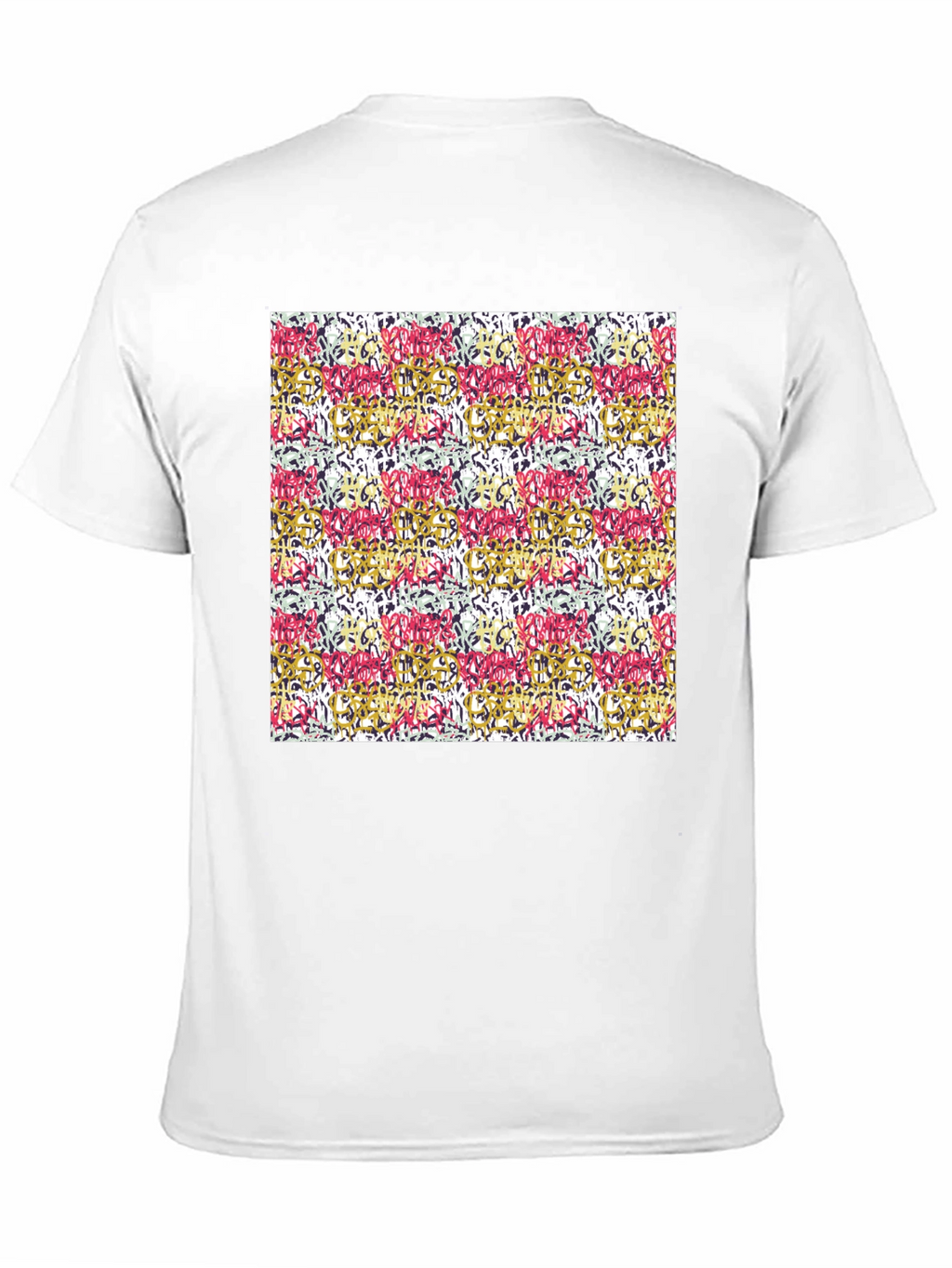 Abstract Art Print Black Tee