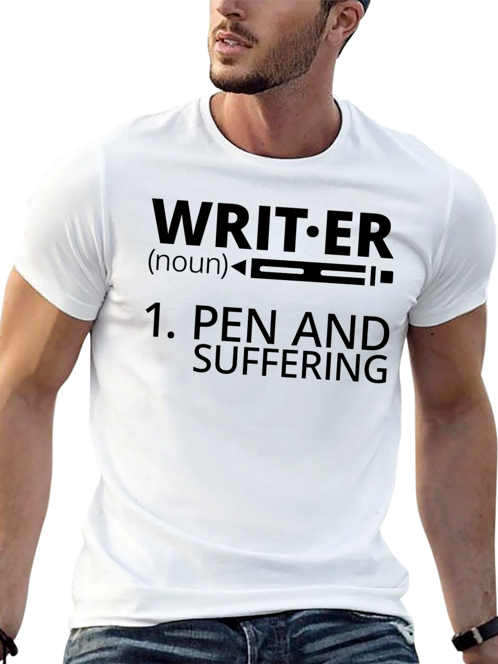 Writer Definition T-Shirt - Pen and Suffering