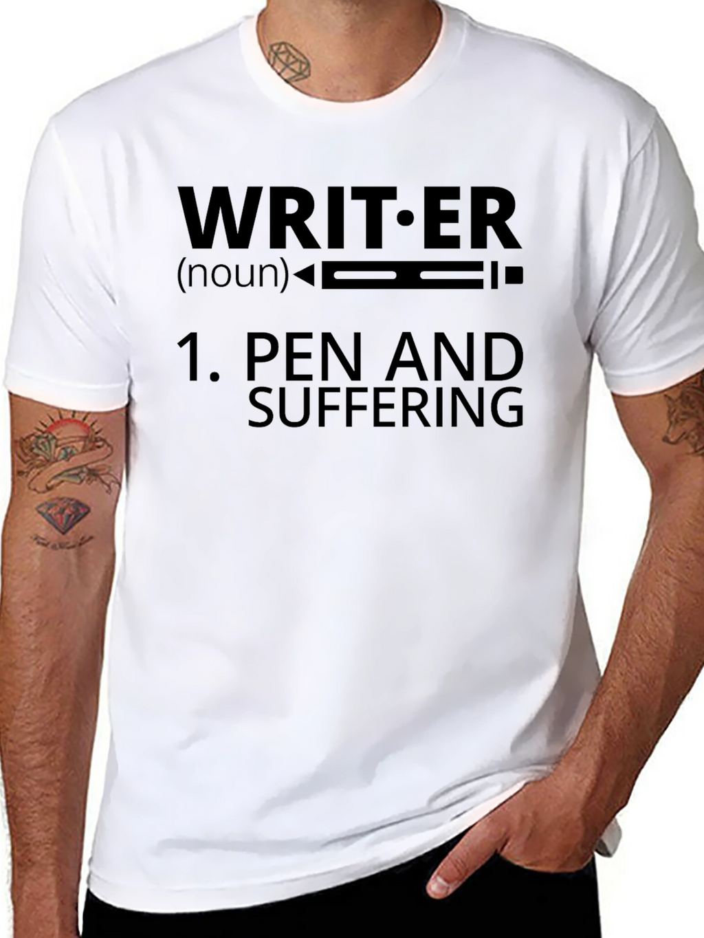 Writer Definition T-Shirt - Pen and Suffering