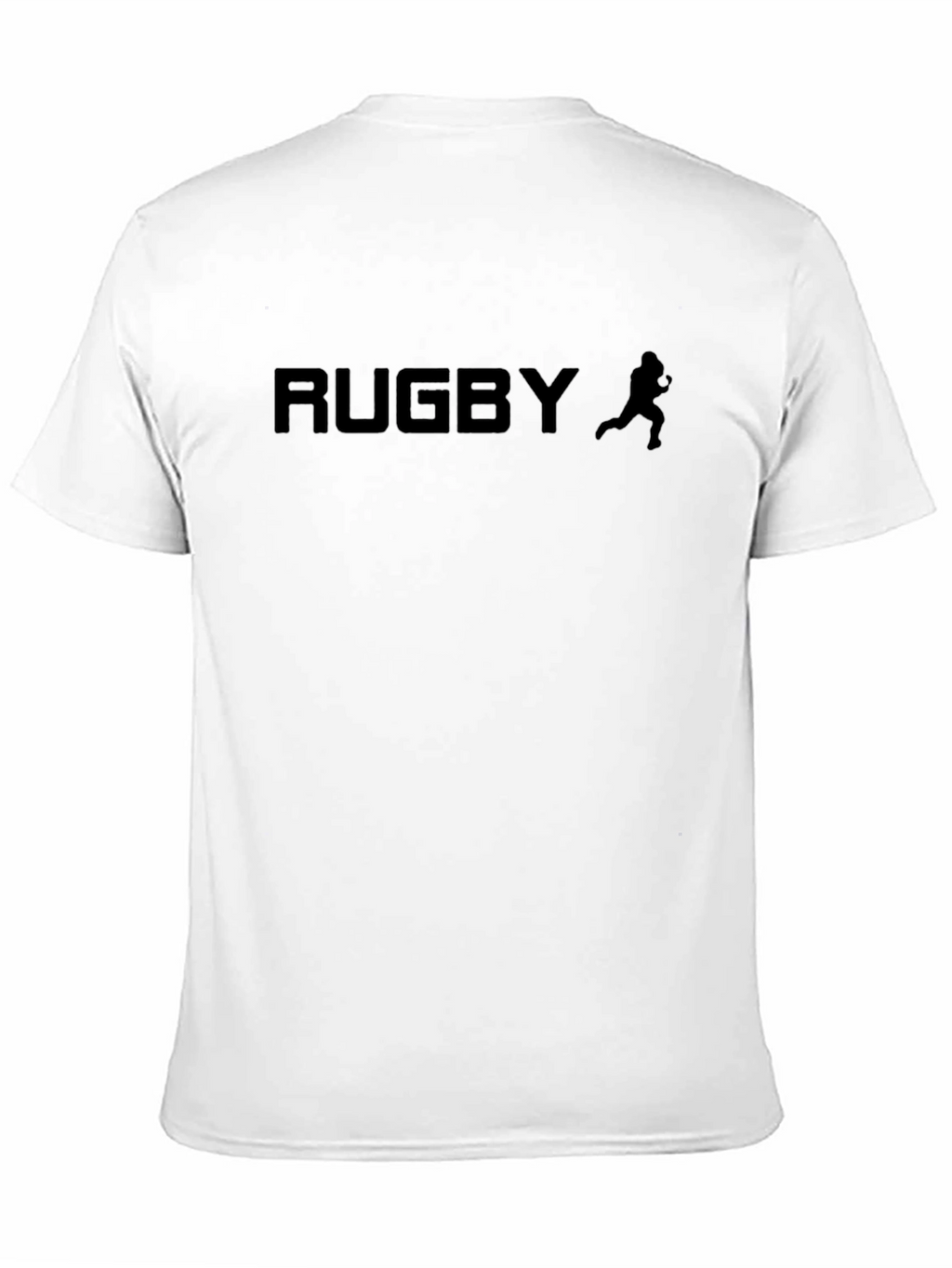 Rugby Graphic T-Shirt - Black Cotton Tee