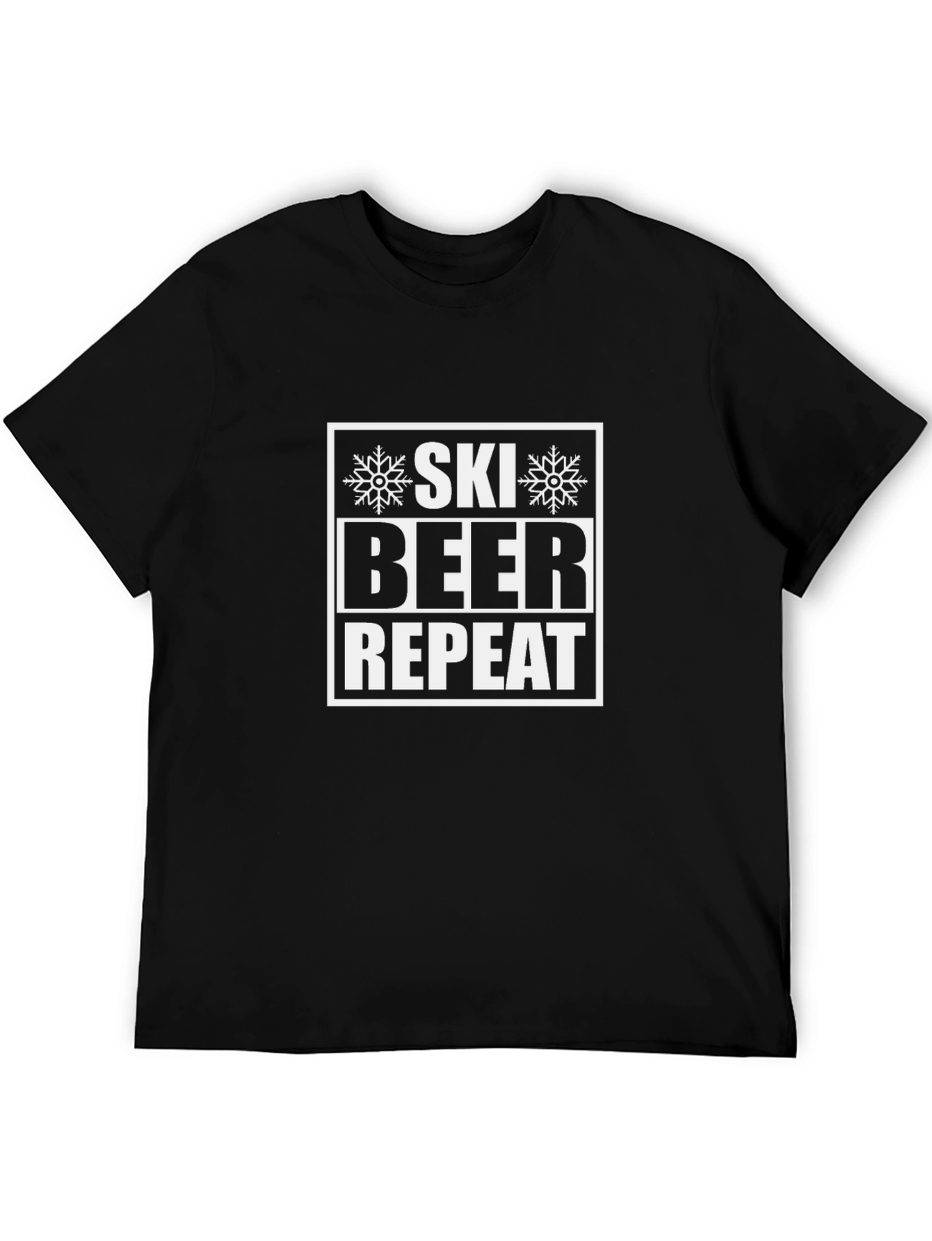Ski Beer Repeat Graphic T-Shirt