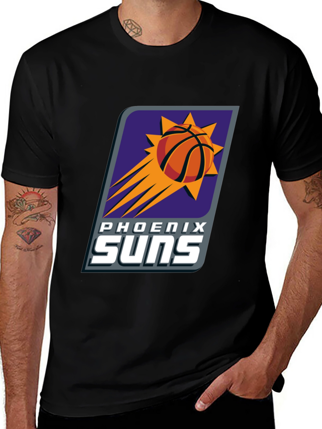 Phoenix Suns Black Graphic T-Shirt