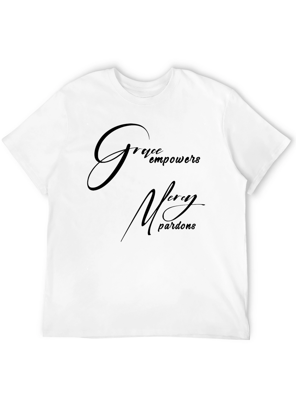 Grace Empowers Mens Black T-Shirt