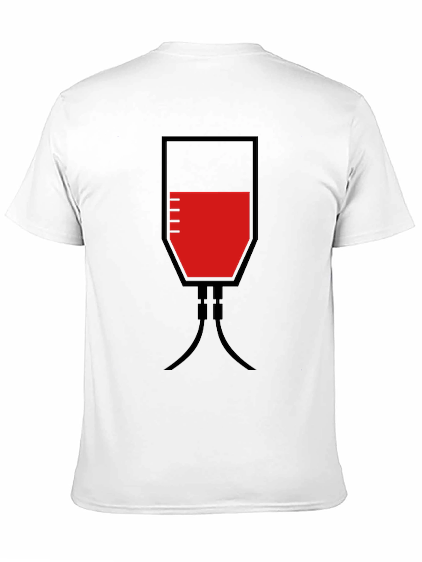 Blood Bag Graphic T-Shirt - Novelty Medical Tee