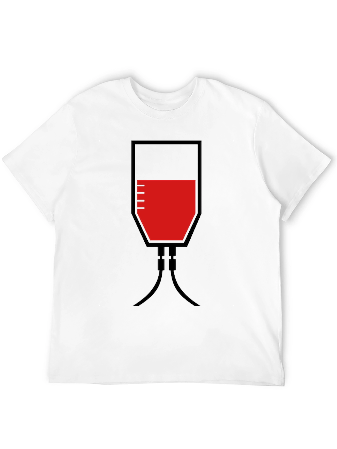 Blood Bag Graphic T-Shirt - Novelty Medical Tee
