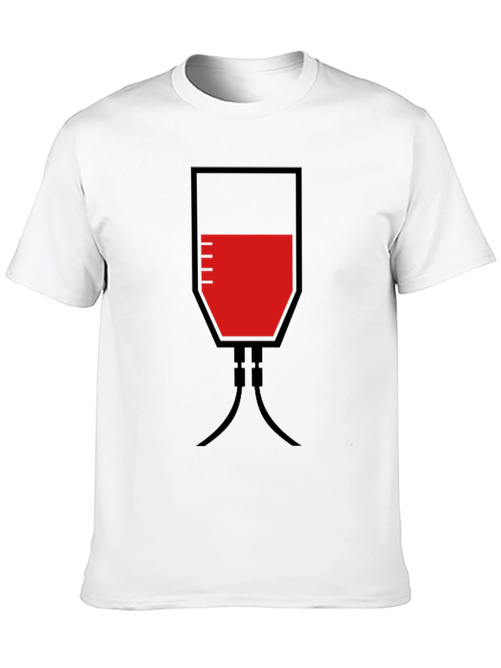 Blood Bag Graphic T-Shirt - Novelty Medical Tee